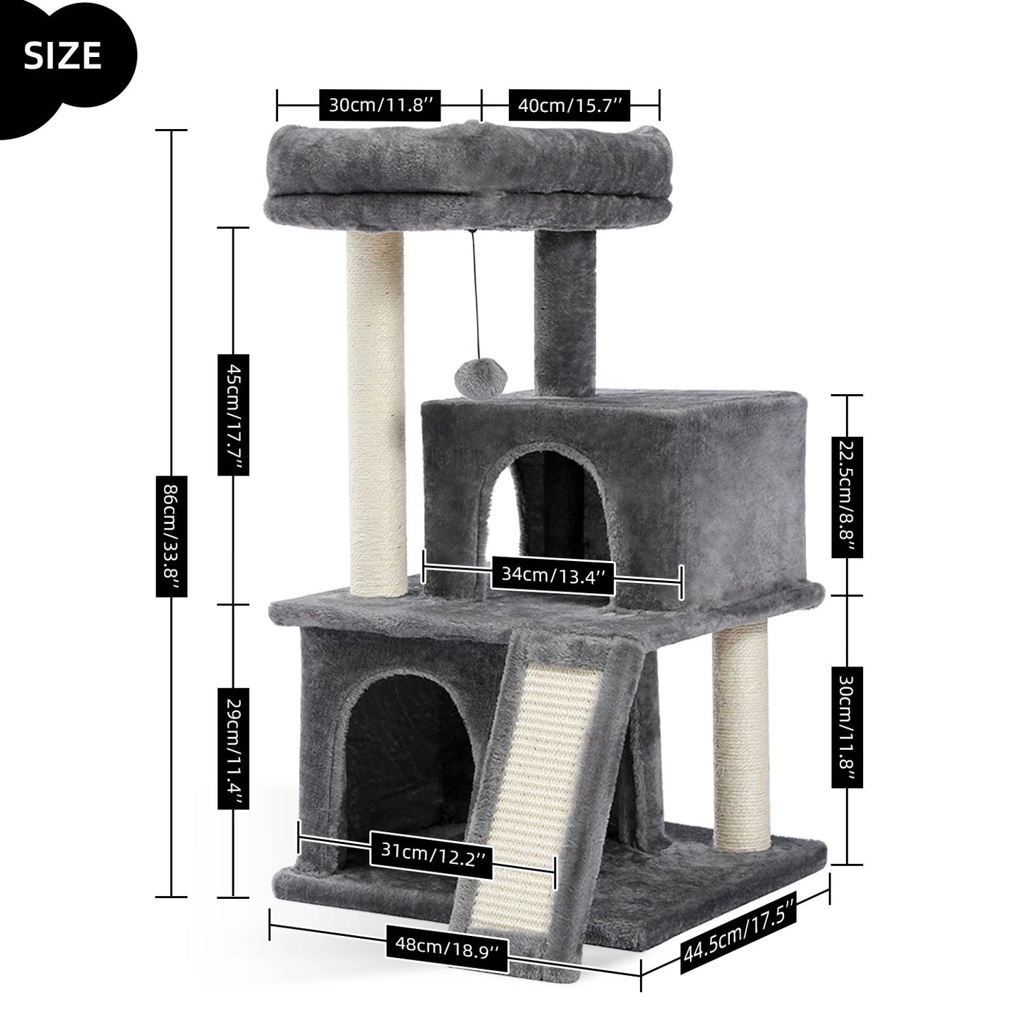 Cat Tree Luxury Cat Tower.