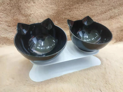 Non-Slip Double Cat Bowl Pet Water Food BOWL - Big Pet Buys