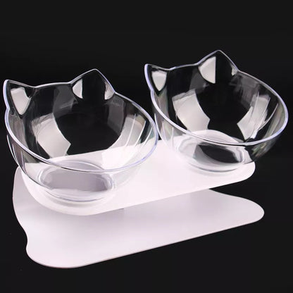 Non-Slip Double Cat Bowl Pet Water Food BOWL - Big Pet Buys