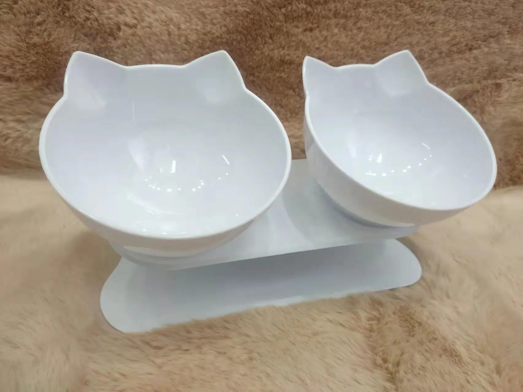 Non-Slip Double Cat Bowl Pet Water Food BOWL - Big Pet Buys