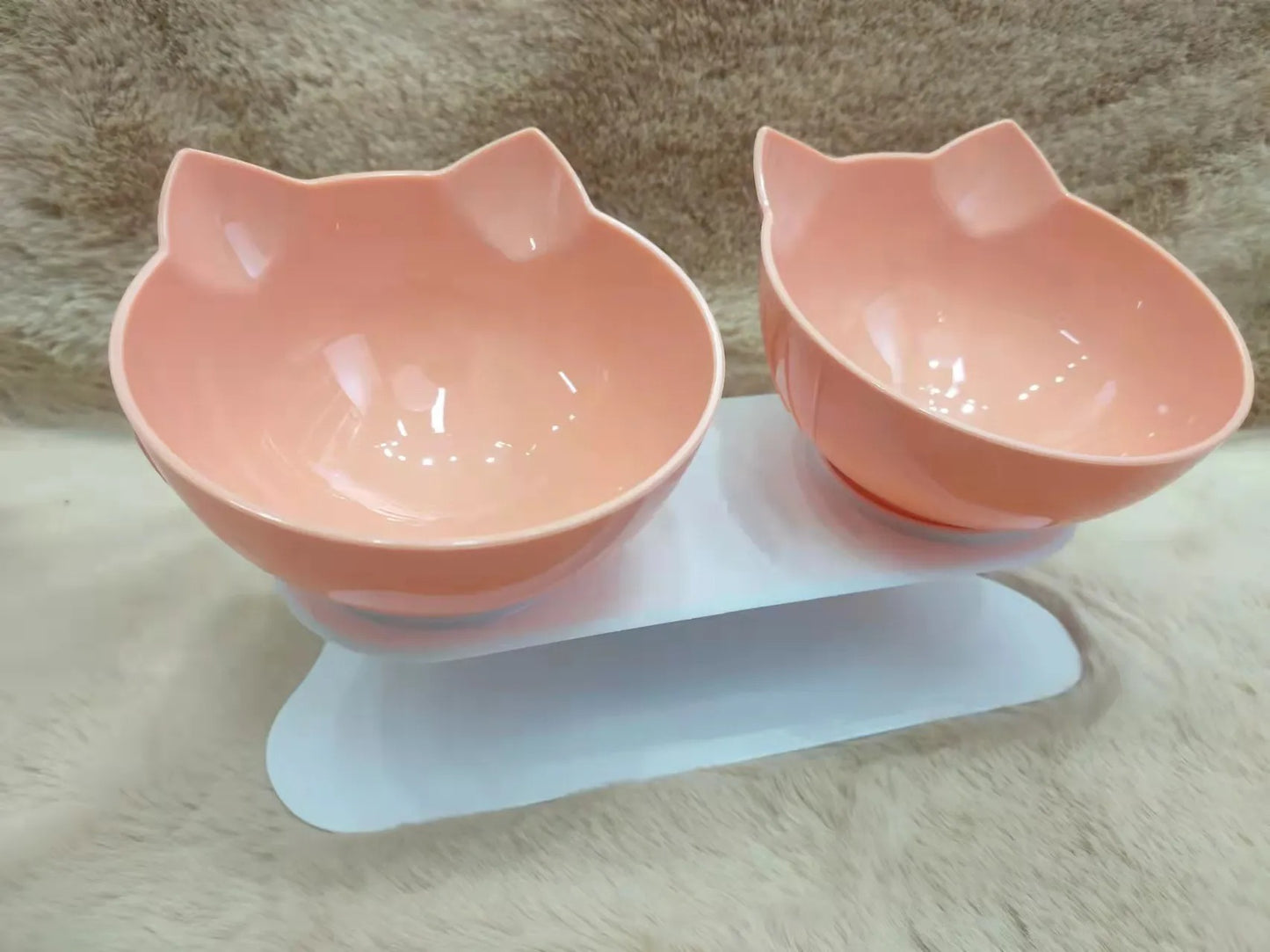 Non-Slip Double Cat Bowl Pet Water Food BOWL - Big Pet Buys