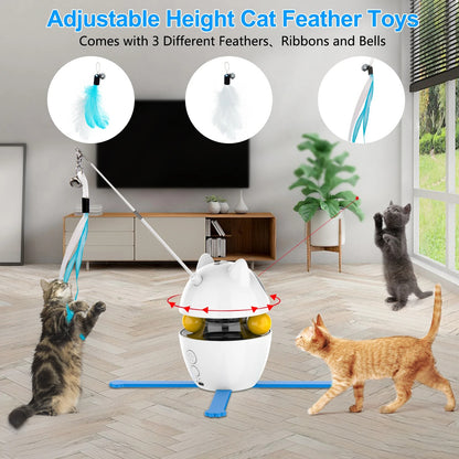 4-in-1 Cat Toys Indoor Electric Interactive Toy. - Big Pet Buys