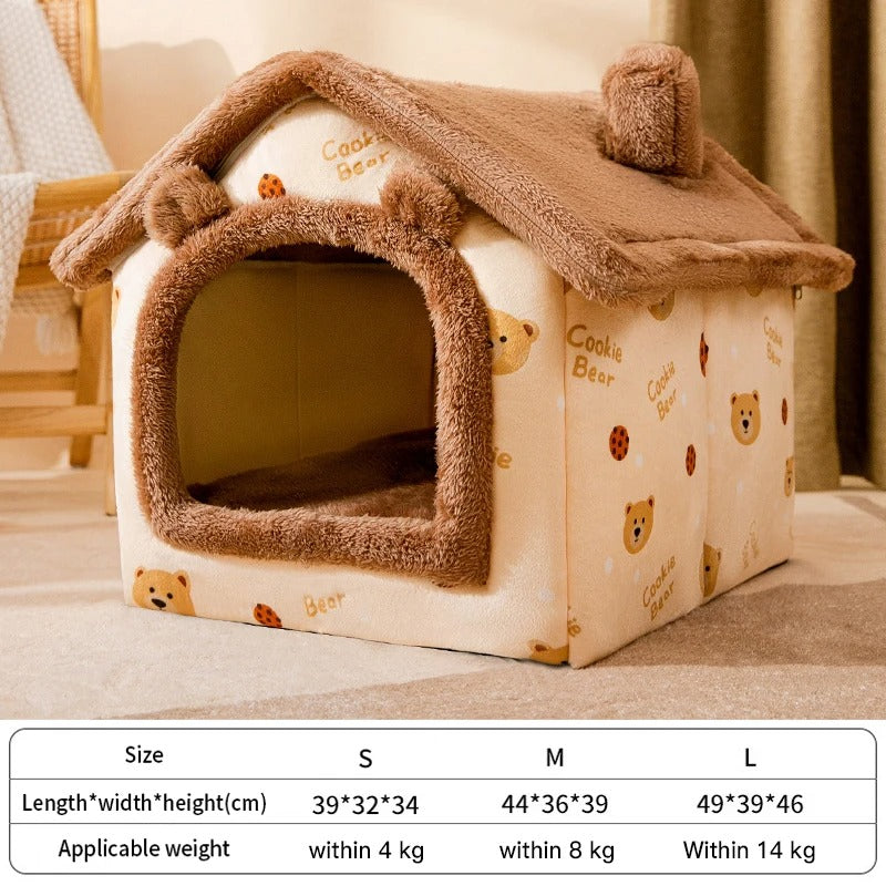 Enclosed Cat House.