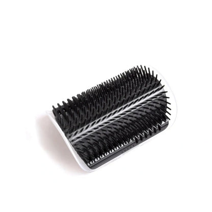 Attachable cat scratching brush.