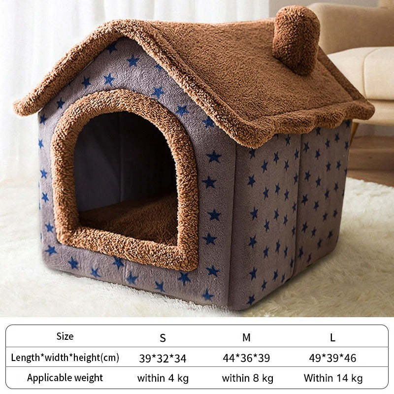 Enclosed Cat House.