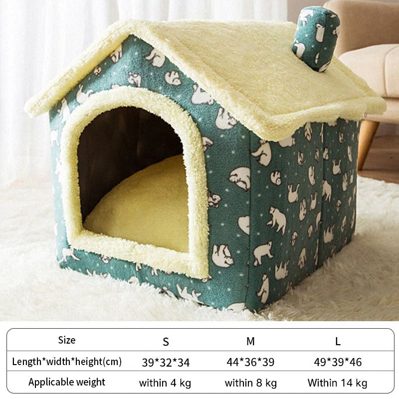 Enclosed Cat House.