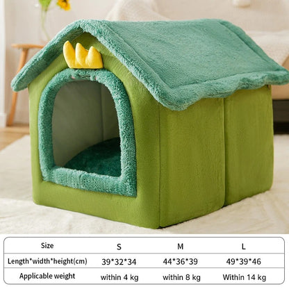 Enclosed Cat House.