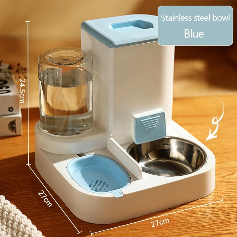 Kimpets Pet Cat Automatic Feeder Drinking Water Large Capacity. - Big Pet Buys